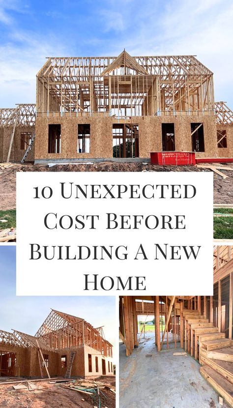 New Build House Hacks, New Build Layout, How Much To Build A House, Useful House Ideas, New House Construction Ideas, Home Building Planner, Building New Home Ideas, Check Off List For Building A New Home, Diy Home Building Ideas