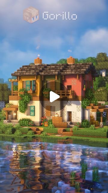 Minecraft Spanish Build, Ideas For Minecraft To Build, Minecraft Italian City, Tuscan Minecraft, Italian Minecraft Builds, Spanish Minecraft House, Minecraft Mediterranean Village, Italian Village Minecraft, Minecraft Spanish Villa