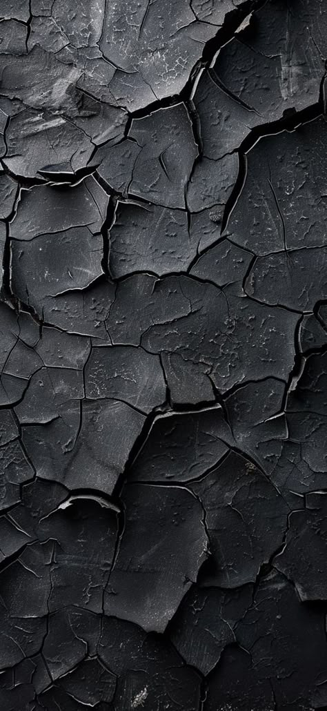 Enhance your screen with the edgy allure of this black cracked earth texture. Ideal for a bold and sophisticated look, this wallpaper adds depth and character to your device. Textured background, cracked earth, monochrome aesthetic, bold wallpaper. Manly Backgrounds Wallpapers, Black Elegant Wallpaper, Weird Textures, Monochrome Branding, Grunge Texture Backgrounds, Flesh Texture, Metal Background Texture, Mens Wallpaper, Abstract Photography Texture