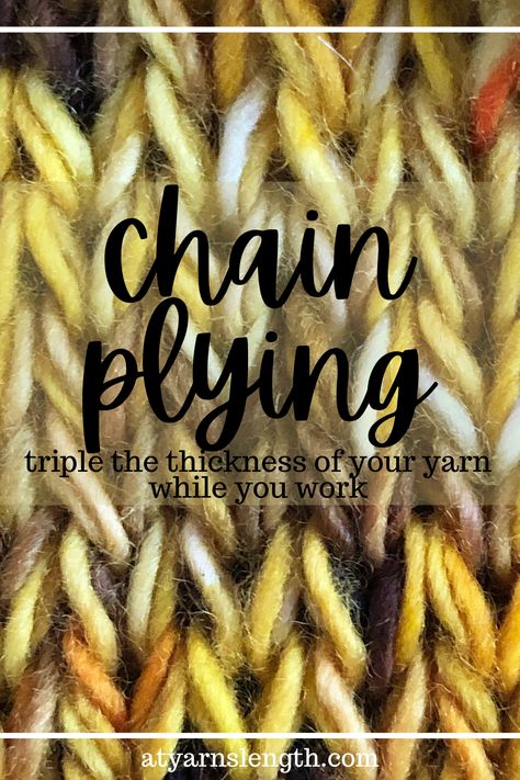 Multiple Strand Crochet, Crocheting With Two Strands Of Yarn, Stitches Knitting, Local Yarn Shop, Crochet Chain, Yarn Skein, Bulk Up, Yarn Ball, Fine Yarn