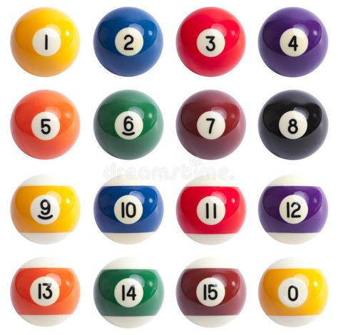 9 Ball Pool Art, Pool Ball Painting, Pool Balls Aesthetic, Pool Ball Pfp, Zero Number, Numbers Aesthetic, Pool Nails, Snooker Balls, 8ball Pool