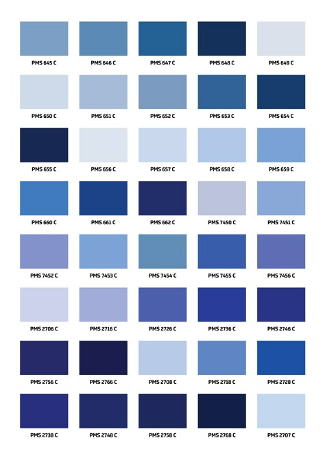 Pantone Chart, Ral Colour Chart, Pantone Book, Color Names Chart, Pantone Color Chart, Blue Shades Colors, Pantone Colour Palettes, Color Mixing Chart, Color Palette Challenge