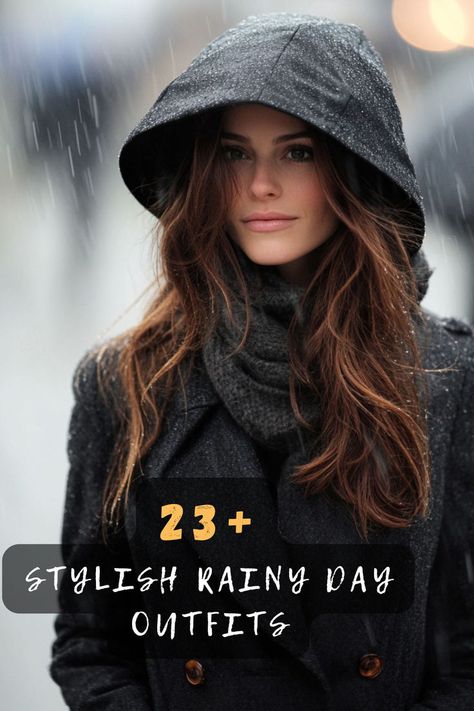 Stay dry and stylish with these essential rainy day outfit ideas! 🌈✨ You’ll uncover 23 practical yet trendy looks perfect for wet weather. From cozy sweaters to waterproof jackets, you’ll be prepared for any downpour. Click to explore more outfit ideas for rainy days! ☔️👢 #RainyWeatherFashion #StyleInspiration #ChicOutfits #FashionTrends #WeatherProofStyle #OutfitInspo #RainyDayReady Cozy Rainy Day Outfit, Rainy Day Outfit Ideas, Rainy Day Outfits, Day Outfit Ideas, Day Outfits, Rainy Weather, Wet Weather, Day Outfit, Rainy Day Outfit