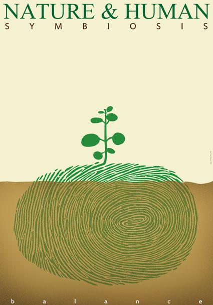 human & nature poster on Behance Environmental Club Posters, Nature Awareness Poster, Art About Sustainability, Nature And Human Art, Plant Graphic Design Poster, Sustainability Design Poster, Nature Protection Poster, Environmental Activist Art, Environmentalist Poster