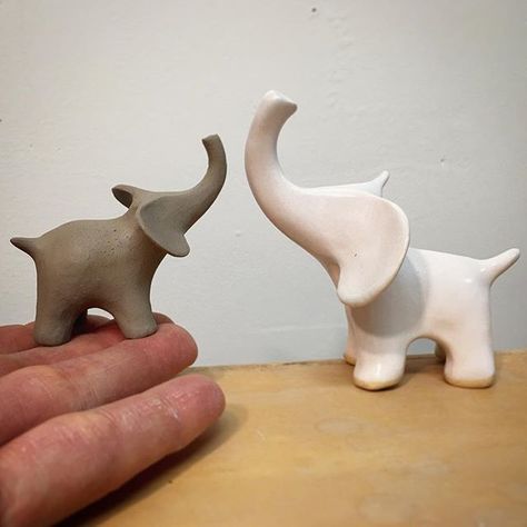 When life gives you scraps, make elephants.....                                                                                                                                                      More Pottery Animals, Sculptures Céramiques, Tanah Liat, Pottery Classes, Clay Animals, Ceramic Animals, Pottery Inspiration, Ceramics Projects, Sculpting Clay