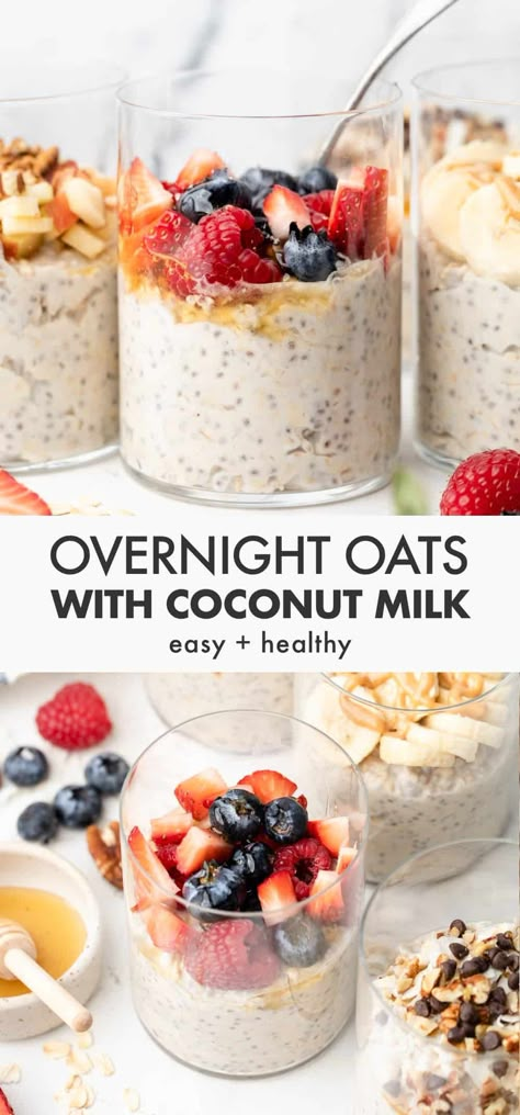 Coconut Milk Overnight Oats Liver Friendly Overnight Oats, Coconut Milk Oats Overnight, Coconut Oats Overnight, Coconut Yogurt Overnight Oats, Dairy Free Overnight Oats Healthy, Overnight Oats Healthy Coconut Milk, Overnight Oats Non Dairy Recipe, Overnight Oats With Coconut Yogurt, Overnight Oats With Cinnamon