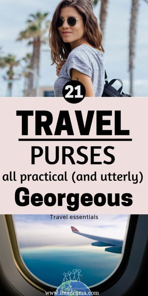 Best Travel Bags, Best Crossbody Bags, Travel Crossbody, Packing Hacks, Travel Capsule, Crossbody Bags For Travel, Women Purse, Travel Essentials For Women, Travel Handbags