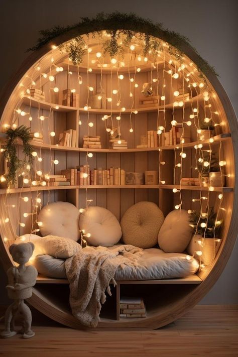 Dream Boho Bedroom, Woods Room Aesthetic, Aesthetic Home Furniture, Dream Rooms Boho, Room Decor For Teen Girls Ideas, Room With Lights Aesthetic, Bedroom Decorations Aesthetic, Girly Aesthetic Room Decor, Diy Room Inspo Bedroom Ideas