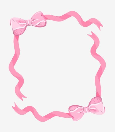 romantic border,cartoon border illustration,hand painted pink border,pink ribbon bow border,love border,text decorative border,hand clipart,love clipart,border clipart,ribbon clipart,bow clipart Coquette Border, Border Design Ideas, Bow Border, Rose Texture, Design Ideas Drawing, Bubble Drawing, Bond Paper Design, Pink Border, Frame Border Design