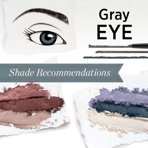 Bring Out Your Eyes - Melaleuca Dark Grey Eyes, Gray Eyeliner, Summer Skin Tone, Melaleuca The Wellness Company, Grey Eye Makeup, Day Eye Makeup, Neutral Skin Tone, Pretty Eyeshadow, Makeup Life Hacks