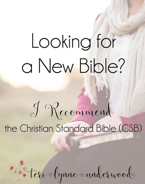 If you are looking for a new Bible, either for study or general use, I recommend the Christian Standard Bible (CSB). Both readable and accurate, the CSB has editions for every age range and preference. Christian Standard Bible, Csb Bible, Esv Study Bible, Life Encouragement, Lover Of My Soul, Jesus Girl, The Great I Am, Bible Study Tips, Study The Bible