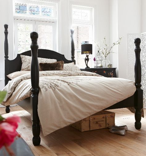 King? on Pinterest | Canopies, Furniture and Fearne Cotton Poster Bed Frame, Four Poster Beds, 4 Poster Bed, Poster Beds, Vintage French Furniture, Wood Canopy Bed, 4 Poster Beds, Four Poster Bed, Serene Bedroom