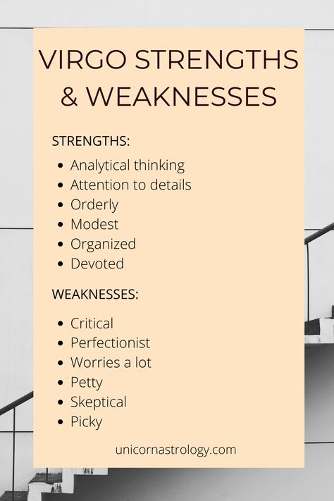 #Virgo #Virgo Strengths and Weaknesses #astrology #zodiac signs #virgo personality #virgo man #virgo woman #astrology for beginners #virgo in astrology Virgo Traits Woman Relationships, Virgo Personality Traits Woman, Zodiac Signs Strengths And Weakness, Virgo Weakness, Virgo Men Quotes, Virgo Turn Ons And Offs, Virgos In Relationships, Zodiac Sign Facts Virgo, Virgo Women Facts