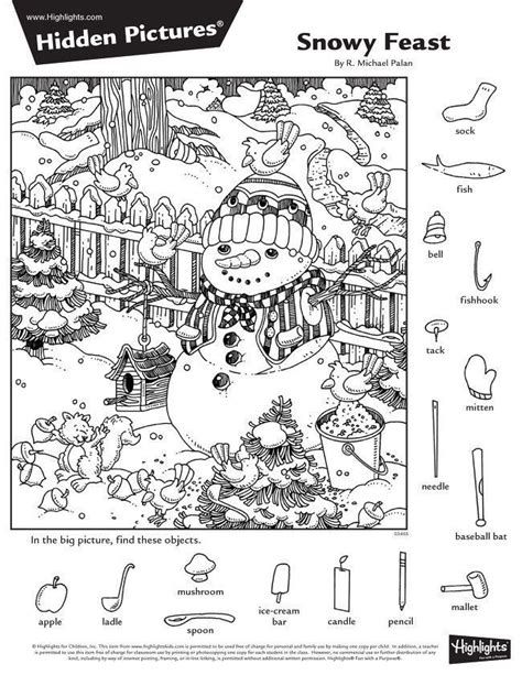 5 Best Easy Printable Hidden Pictures Highlights Christmas Hidden Pictures, Printable Hidden Pictures, Hidden Pictures Printables, Hidden Picture Games, Highlights Hidden Pictures, Hidden Object Puzzles, Find The Hidden Objects, Hidden Picture Puzzles, Hidden Object Games