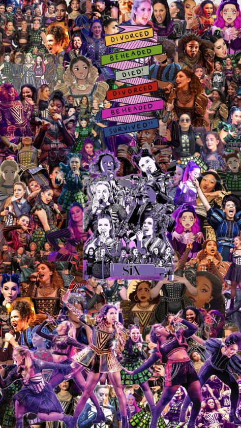 #six #sixthemusical #dontloseyourhead #musical #theater #theaterkid Six The Musical Phone Wallpaper, Six The Musical Aesthetic Wallpaper, Six Musical Wallpaper, Six The Musical Wallpaper, Haus Of Holbein, Musical Wallpaper, Preppy Wallpapers, New York Wallpaper, Just Aesthetic