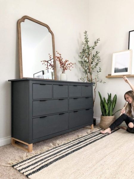 The Ikea Hemnes is not as plain as some of the other Ikea furniture, but that just means it starts off with a good design ... Read more Ikea Hemnes Hack, Ikea Closet Hack, Ikea Hemnes Dresser, Hacks Ikea, Ikea Dresser, Easy Ikea Hack, Ikea Hack Ideas, Ikea Furniture Hacks, Ikea Hemnes