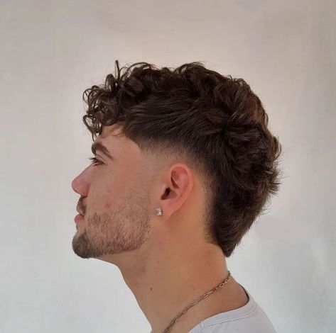 The 15 Coolest Low Burst Fade Haircuts For Men Modern Fade Men Hair, Burst Fade Taper Back, Drop Fade Haircut Curly Hair, Mens Curly Hair Fade, Low Mullet Men, Modern Mullet Burst Fade, Burst Mullet Fade, Burst Fade Mullet Mens, Low Fade Haircut Mens Straight Hair