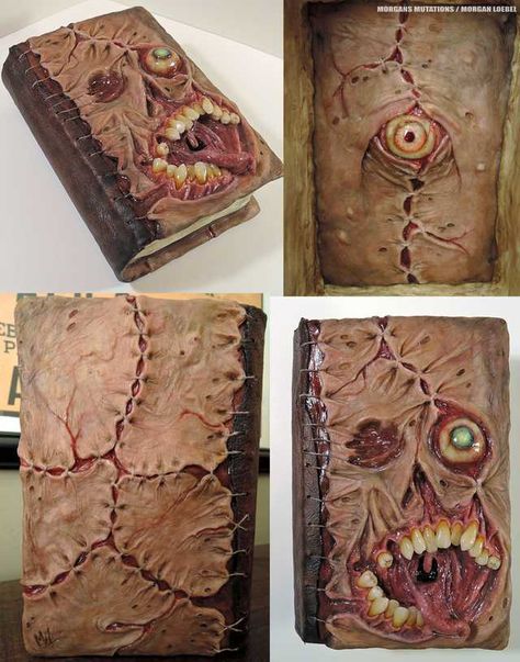 These are so amazing - Imgur Dental Lab Technician, Halloween Spell Book, Arte Zombie, Halloween Spells, Dental Lab, Book Projects, Halloween Props, Book Binding, Altered Books