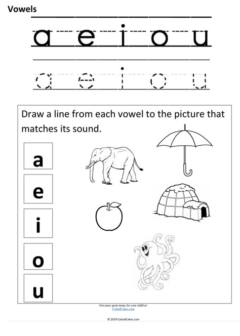 Vowel Review Preschool, Short Vowel Worksheets 2nd Grade, Aeiou Vowels Activities, Vowels Craft, Letter Activities Kindergarten, Vowels Kindergarten, Vowel Sounds Activities, Vowel Lessons, Hygiene Lessons