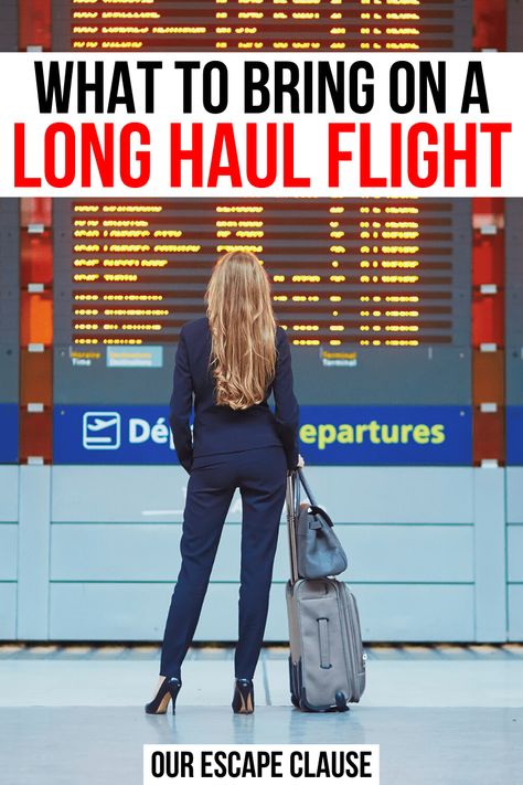 Everything you need to know about what to bring on a long haul flight... and what to leave at home.  long haul flight essentials | long flight essentials | what to bring on a plane | personal item bag | long plane ride tips | long flight tips | what to pack in a carry on | airplane travel tips | in flight essentials | travel essentials for the plane Long Haul Flight Essentials, Long Flight Tips, Airport Hacks, Scotland Vacation, Traveling Bag, Travel Prep, Flight Essentials, Carry On Travel, Lost Luggage