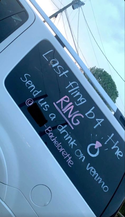 Bridal And Bachelorette Party Ideas, Cute Bachelorette Party Ideas Diy, Bachelorette Cashapp On Car, Bachelorette Writing On Car, Road Trip Bachelorette Party, Bachelorette Party For Bride, Bachelorette Party Accessories For The Bride, Bachelorette Room Ideas, Decorate Car For Bachelorette Party