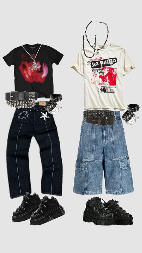 #punkrock 2 punk outfits Slc Punk Outfits, Actual Punk Outfits, Cool Punk Outfits, Punk Pop Outfits, 2000s Punk Outfits, Punk Boy Outfits, Pop Punk Aesthetic Outfit, 90s Punk Outfits, Punk Outfits 80s