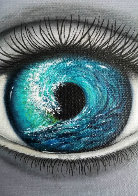 Ocean Eyes, Eye Painting, Illustration Photography, Love Illustration, Art Uk, Gcse Art, Eye Art, The Eye, Drawing Ideas