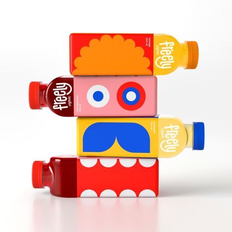 Pentawards (@pentawards) • Instagram photos and videos Kids Package Design, Clever Packaging, Kids Packaging, Kids Package, Milk Packaging, Packaging Design Trends, Juice Packaging, Bottle Design Packaging, Organic Juice