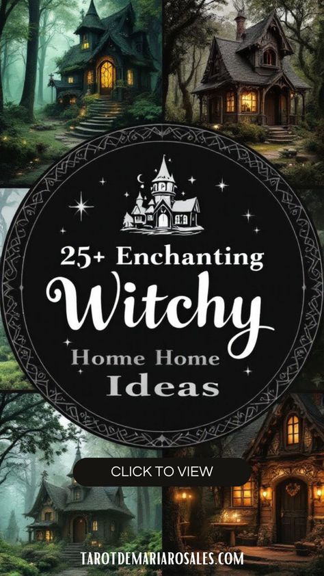 Transform your space into a mystical haven with these 25+ magical witchy home decor ideas! From crystal displays to enchanting moon phase wall art, find inspiration to add a touch of magic to every corner. Perfect for creating a cozy, witch-inspired atmosphere that radiates charm and mystery. 🌙🕯️ #WitchyDecor #HomeInspiration #MysticalMakeover Witches Room Aesthetic, Cheap Diy Witchy Decor, Elvish Decor Home, Aesthetic Home Decor Diy, Witchy Wall Colors, Witch Asthetics House, Witchy Tips For Home, Diy Dark Cottagecore Decor, Cosy Witch Aesthetic