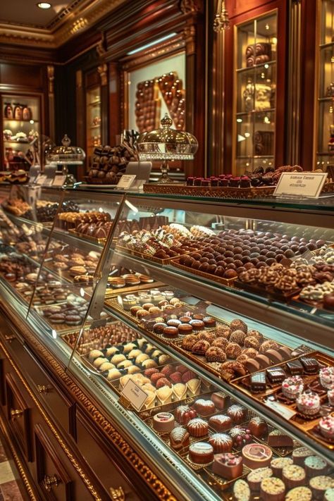 Steampunk Kitchen, Candy Shops, Vintage Bakery, Bakery Shop Design, Chocolate Stores, Bakery Design Interior, Bakery Kitchen, Colorful Interior, Dog Bakery