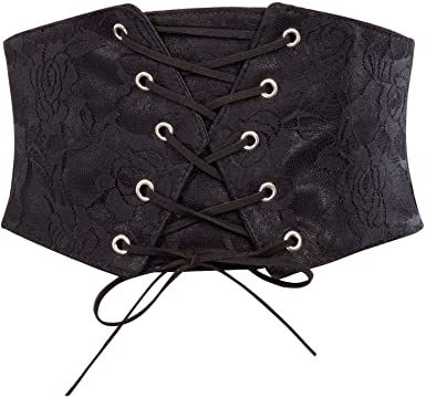 GRACE KARIN Women's Elastic Stretch Corset Waist Cincher Belt CL010644 at Amazon Women’s Clothing store Cincher Belt, Wide Waist Belt, Waist Cincher Corset, Corset Waist, Steampunk Costume, Corset Belt, Branded Belts, Wide Waist, Suzhou