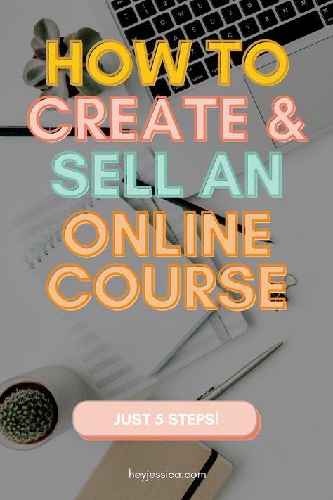 Want to create and sell an online course as an entrepreneur? I've got plenty of tips in my step-by-step guide to how to create an online course and sell it. How To Sell Online Courses, How To Create And Sell Online Courses, How To Sell A Course, Selling Courses Online, Mini Course Ideas, Online Course Website Design, Create A Course, Digital Course, Course Launch