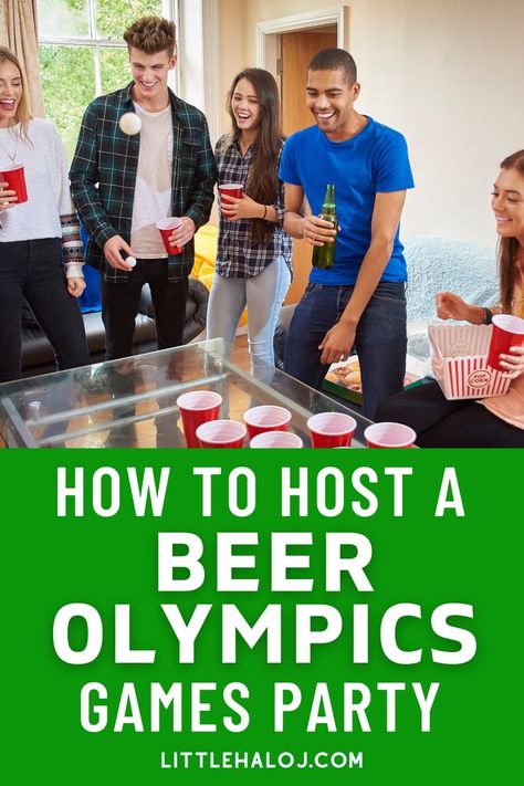 Beer Pong Ideas Drinking Game, Best Drinking Games Parties, Olympic Style Games Party Ideas, Lawn Drinking Games, Active Drinking Games, Drinking Outdoor Games, Drinking Tournament Games, Beer Games Drinking Ideas, Beer Fest Games