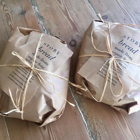 STORY deli @story.deli - 100% organic sourdough bread. We love brown paper. Opening a new London pop-up soon - - - #100percentorganic… Paper Bread Packaging, Bread Party Favor, Artisan Bread Wrapping Ideas, How To Package Homemade Bread To Sell, Craft Food Packaging, Loaf Bread Packaging Wrapping Ideas, Bread Packaging Ideas Brown Paper, Sourdough Bread Business, How To Package Sourdough Bread