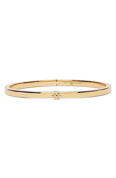 Women's Tory Burch Jewelry | Nordstrom Bracelet Stack Aesthetic, Pretty Stacks, Expensive Bracelets, Everyday Princess, Tory Burch Bracelet, Hinge Bracelet, Wrist Stack, Earring Stack, Wrist Stacks