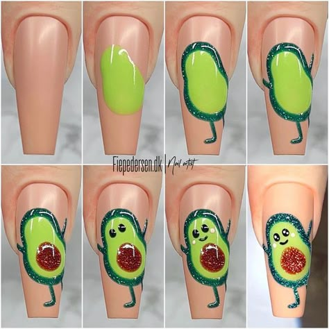 Fie Pedersen ❤︎ Nail Artist on Instagram: "[Reklame] 𝐘𝐨𝐮’𝐫𝐞 𝐭𝐡𝐞 𝐚𝐯𝐨𝐜𝐚𝐝𝐨 𝐭𝐨 𝐦𝐲 𝐭𝐨𝐚𝐬𝐭 🥑🍞 Using @lnnailedit @elennailedit •DG 06 gel polish •DG 12 gel polish Inspired by my dear friend @henriettenails #naildesigns #gelnails #nails2inspire #nailinspiration #nailsonpoint #nailartist #nailaddict #instagramnails #nailsofinstagram #nails #acrylicnails #nailideas #nailart #nailartinspiration #nailinspo #nailedit #naileditdaily #nailsoftheday #nailsnailsnails #nailsonfleek #nailp Avocado Nails, Avocado Birthday, Nail Tech School, New Nail Art Design, Animal Nail Art, Gel Nails Diy, Simple Gel Nails, Tech School, Cat Nails