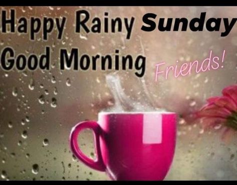 Good Morning Rainy Sunday, Rainy Sunday Morning Quotes, Rainy Sunday Quotes, Happy Rainy Sunday, Rainy Morning Quotes, Good Morning Rainy Day, Sunday Posts, Rainy Day Quotes, Friday Inspirational Quotes