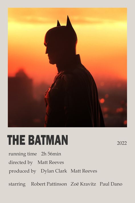 Minimalist Posters Movie, Batman Poster Vintage, Batman Polaroid Poster, The Batman Movie Poster, Movie Polaroid Posters, The Batman Poster, 2022 Batman, Recommended Movies, Movie Polaroids