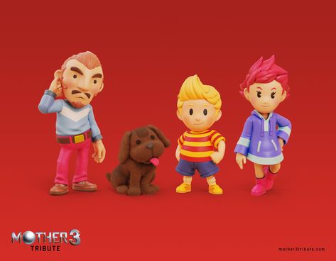 Earthbound Fanart, Lucas Mother 3, Mother Games, Mother Series, No Crying, Proud Parents, Retro Gaming Art, Mother 3, Mother Art