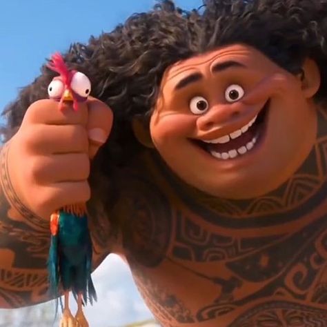 #Moana #Disney #Maui Moana Memes, Maui Moana, Moana Disney, Daisy Field, The Way He Looks, Disney Moana, Thermal Printer, Meme Template, Disney Wallpaper