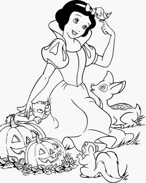 Disney Halloween Snow White coloring page Disney Halloween Coloring Pages, Princess Coloring Sheets, Snow White Coloring Pages, Free Disney Coloring Pages, Halloween Coloring Pictures, Ariel Coloring Pages, Disney Coloring Sheets, Halloween Coloring Pages Printable, Animals Coloring Pages For Kids