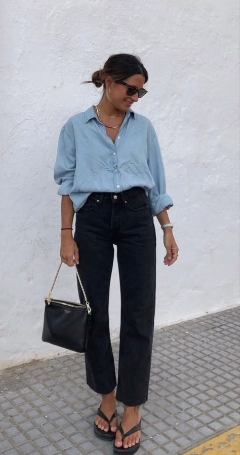 Maria Valdes, Mode Tips, Skandinavian Fashion, Mode Casual, Blouse Style, Looks Street Style, Mode Inspo, 가을 패션, Professional Outfits