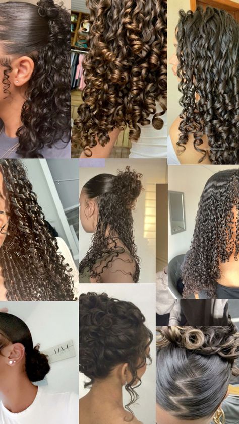 Perfect Curly Hair, Quick Curly Hairstyles, Curly Hair Beauty, Curly Hair Care Routine, Highlights Curly Hair, Mixed Curly Hair, Curly Hair Photos, Cute Curly Hairstyles, Hair Tips Video