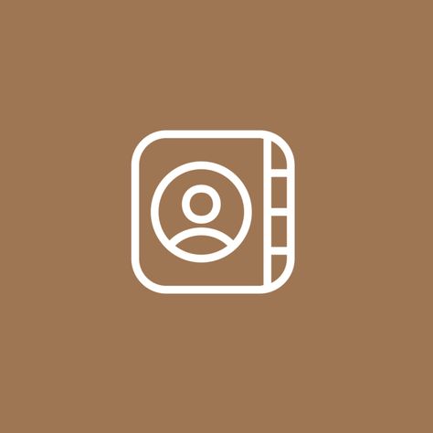 #brown #icon #appicon #contactsappicon #contacts Contacts Widget Icon, Brown Contacts Icon, Contact Icon Aesthetic, Aesthetic Contacts Icon, Contacts App Icon Aesthetic, Brown Widget Icon, Fall Iphone Icons Aesthetic, Contacts Icon Aesthetic, Beige Contacts Icon