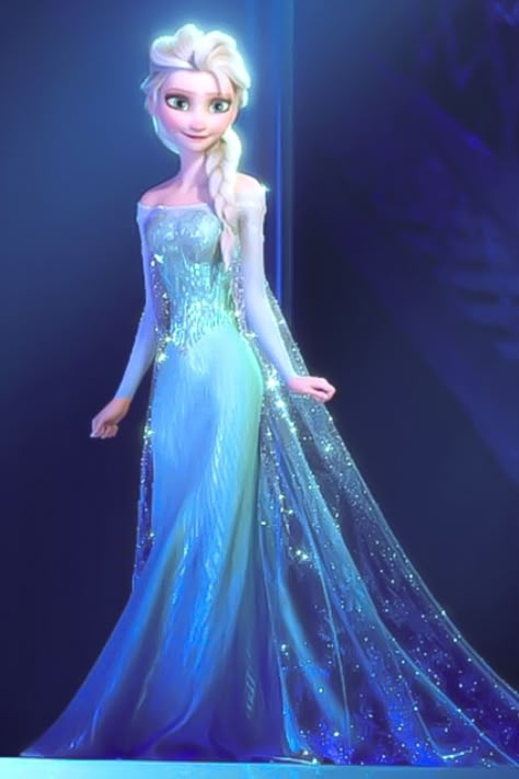 Elsa frozen hair