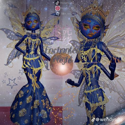 Enchanted Night Dti, Enchanted Night Dress To Impress, Drawing Outfits Ideas, See Dress, Enchanted Night, Drawing Outfits, Outfits Hacks, Dress Impress, Animals Jungle