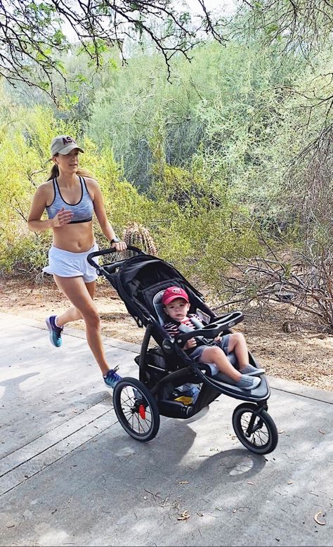 How a Jogging Stroller Gave Me My Groove Back | The Everymom, Jogging, Jogging Stroller, Wellness, Mental Health, Motherhood, Fitness, Motherhood Is Hard Mom Pushing Stroller Aesthetic, Running With Stroller Aesthetic, Fit Mom Aesthetic, Stroller Running, Running Stroller, Best Jogging Stroller, Stroller Workout, Running Pics, Running With Stroller