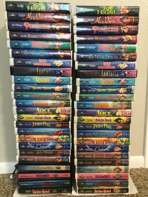 You Choose~~ 4 Disney *Black Diamond* Old Rare!! *~Disney VHS Lot of 4!!~*  RUNNING OUT! by BeadnmoreCrafts on Etsy Disney Vhs Tapes, Animal Infographic, The Great Mouse Detective, Movie Rental, Don Bluth, Fantasia Disney, Oliver And Company, Live My Life, Disney Music