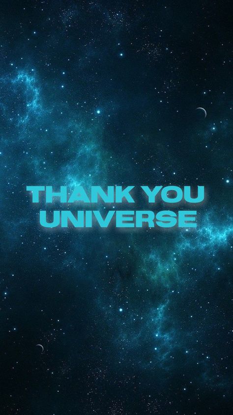 #universe #gratitude #manifest #grateful #thankful #wallpaper #galaxy #stars #edit #gracias #manifestarlo #manifestación #universo Thank You Universe Gratitude Wallpaper, Thanks To The Universe, Universe Affirmations Gratitude, Thank You Universe Gratitude, Thank You Universe Wallpaper, Thank You Universe, Thank Universe, Thank U Message, Thankful Wallpaper