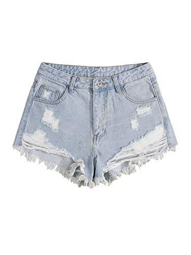 Outer Banks Outfits, Made Outfits, Wide Leg Denim Jeans, Denim Shorts Outfit, Inspo Fits, Obx Dr, Ripped Jean Shorts, Ripped Denim Shorts, Casual Bottoms